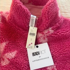 Beach Riot Pink Tie-Dye Sherpa Jacket